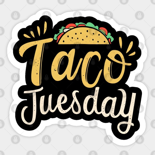 Taco tuesday Sticker by NomiCrafts